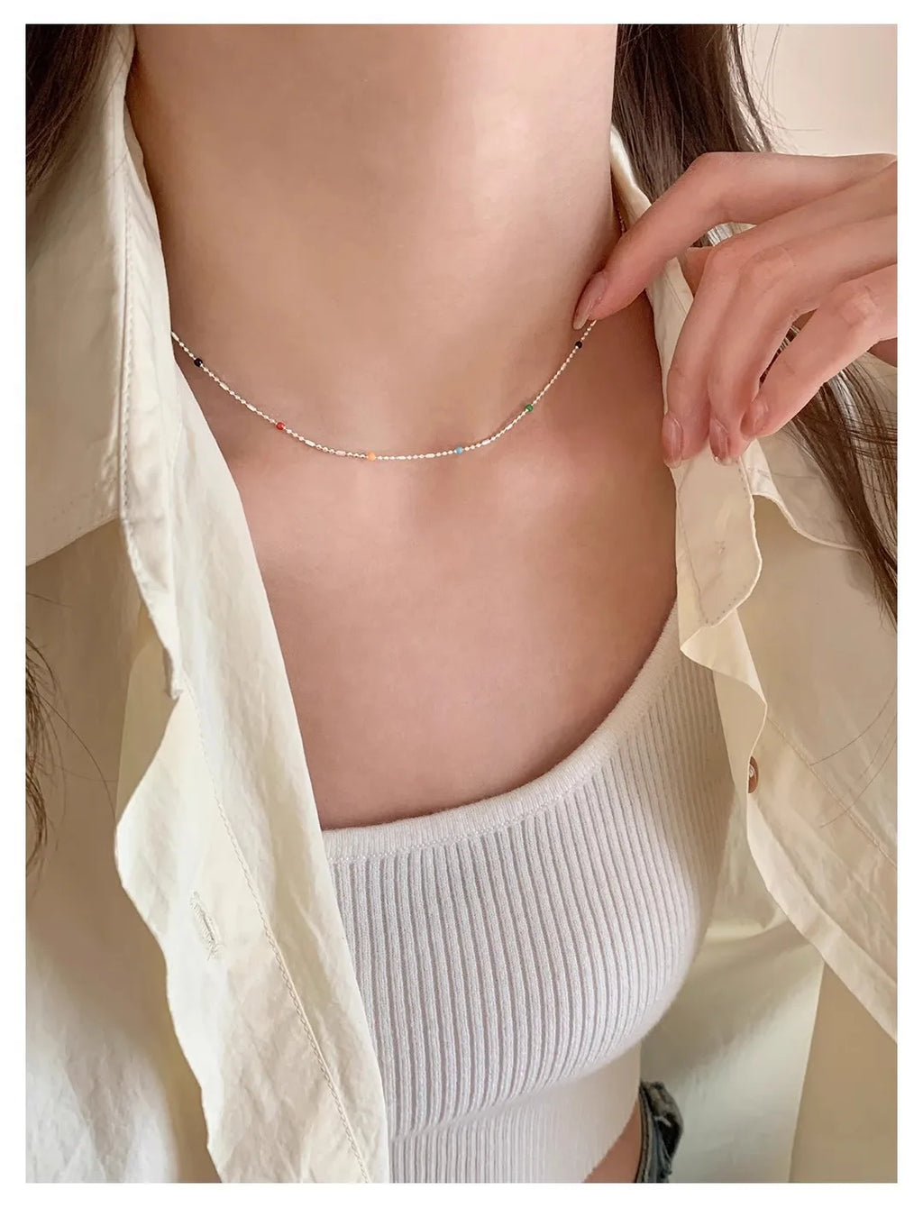 Necklace – 925 Sterling Silver Geometric Pendant Necklace